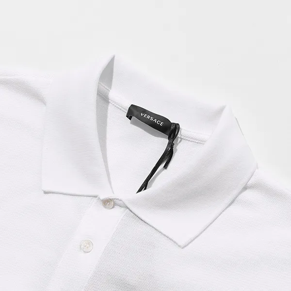 Áo Polo Nam Versace Medusa A89507SA231377 White Màu Trắng Size M