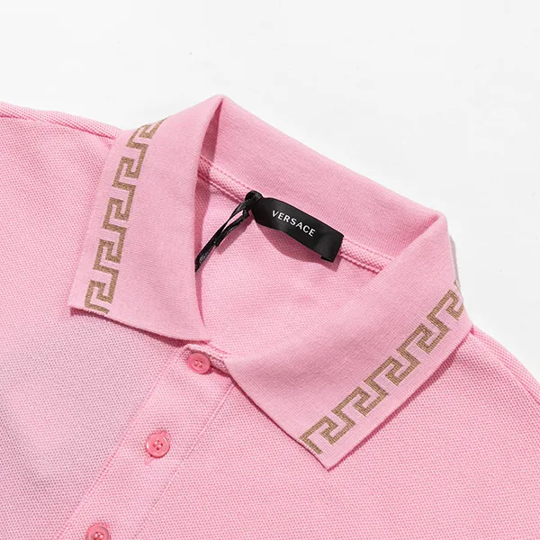 Áo Polo Nam Versace Viền Cổ 895048 A231377 2P640 Màu Hồng Size XS - Thời trang - Vua Hàng Hiệu