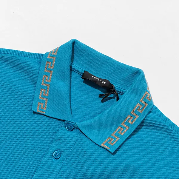 Áo Polo Nam Versace Viền Cổ A8950S A231377 2UJ80 Màu Xanh Blue Size XS - Thời trang - Vua Hàng Hiệu