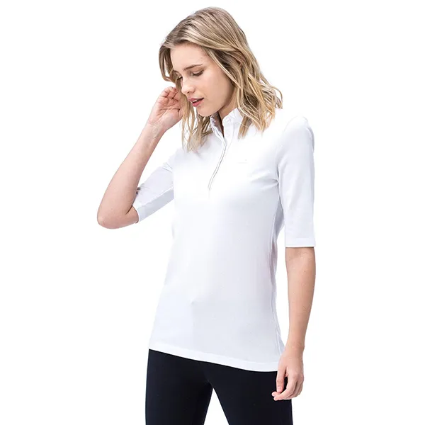 Áo Polo Nữ Lacoste Women's Polo PF6969 001 Màu Trắng Size 38