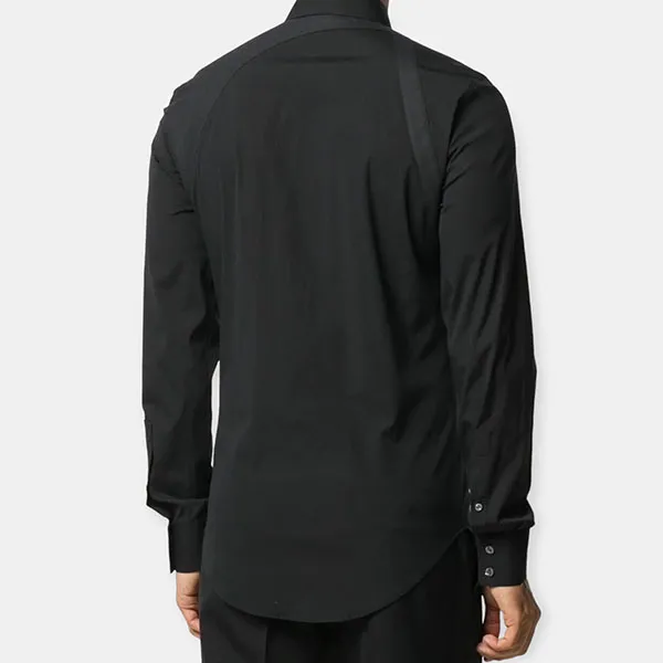 Áo Sơ Mi Nam Alexander Mcqueen 624753QPN441000 Màu Đen Size 15 - Thời trang - Vua Hàng Hiệu