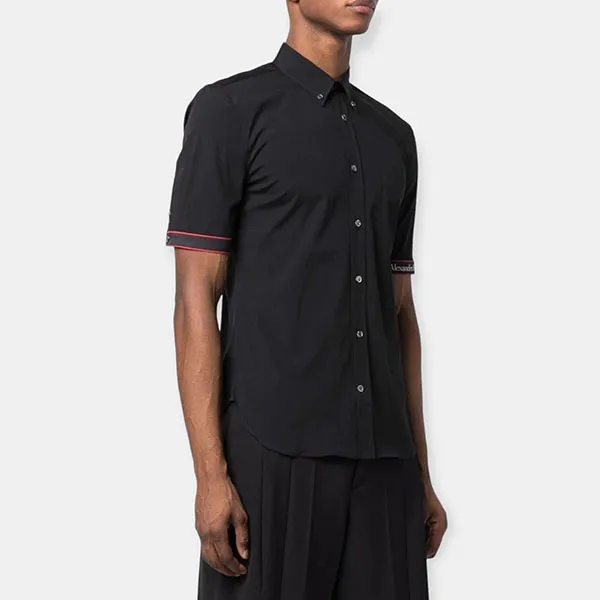 Áo Sơ Mi Nam Alexander Mcqueen 685496QRN44 Màu Đen Size 15 - Thời trang - Vua Hàng Hiệu