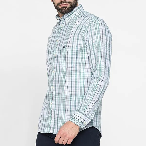Áo Sơ Mi Dài Tay Nam Carrera Jeans 213A1230A_03A Màu Xanh Kẻ Size L