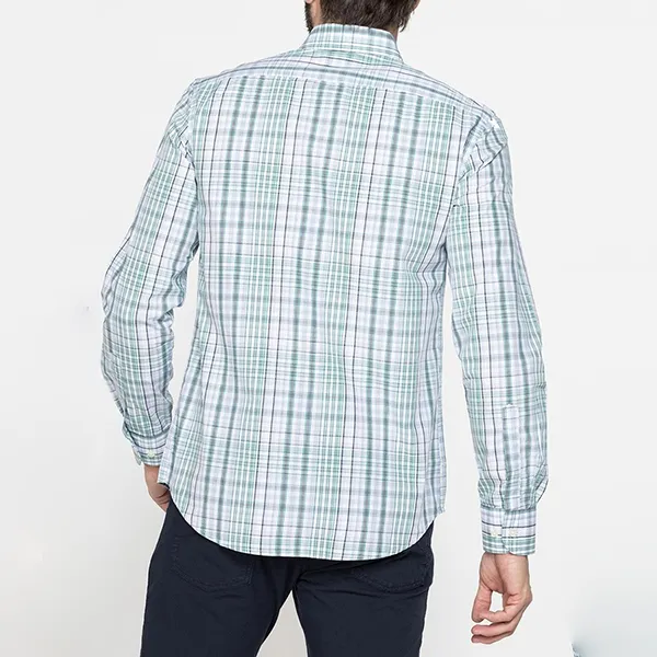 Áo Sơ Mi Dài Tay Nam Carrera Jeans 213A1230A_03A Màu Xanh Kẻ Size L