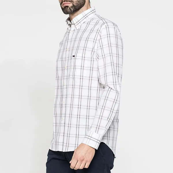 Áo Sơ Mi Dài Tay Nam Carrera Jeans 213A1230A_B79 Màu Trắng Kẻ Size M - Thời trang - Vua Hàng Hiệu