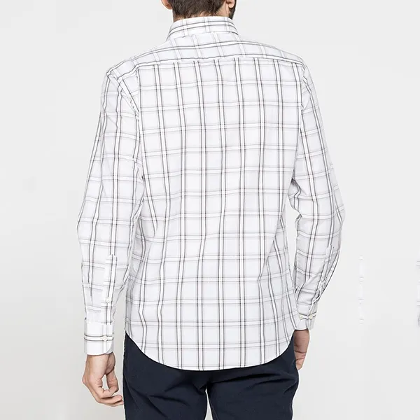 Áo Sơ Mi Dài Tay Nam Carrera Jeans 213A1230A_B79 Màu Trắng Kẻ Size M - Thời trang - Vua Hàng Hiệu