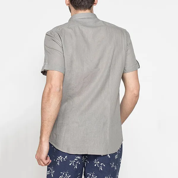 Áo Sơ Mi Nam Carrera Jeans Short Sleeve Shirt T213C1251A_264 Màu Ghi Xám Size L - Thời trang - Vua Hàng Hiệu