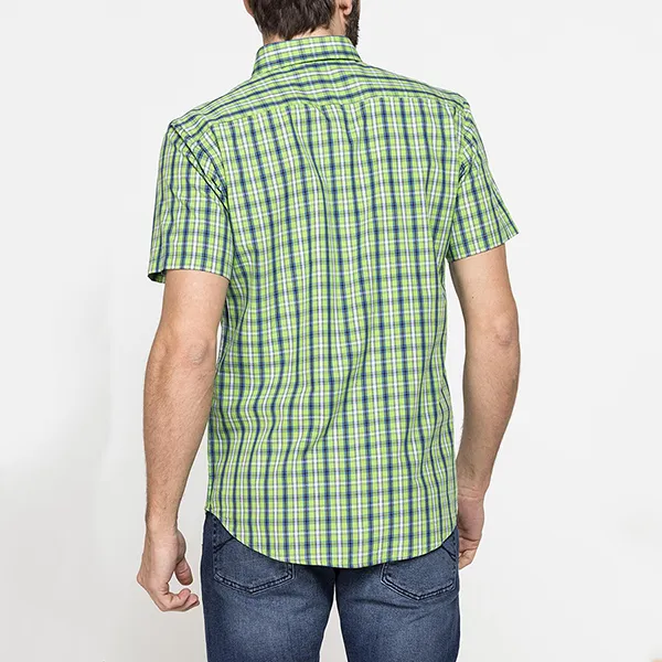 Áo Sơ Mi Nam Carrera Jeans Short Sleeved Shirt 213C1230A_48H Kẻ Ca Rô Màu Xanh Lá Size M - Thời trang - Vua Hàng Hiệu