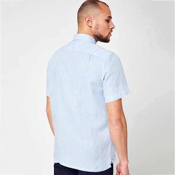 Áo Sơ Mi Nam Lacoste Men's Regular Fit Linen Shirt CH4991HBP Màu Xanh Da Trời Size 40 - Thời trang - Vua Hàng Hiệu