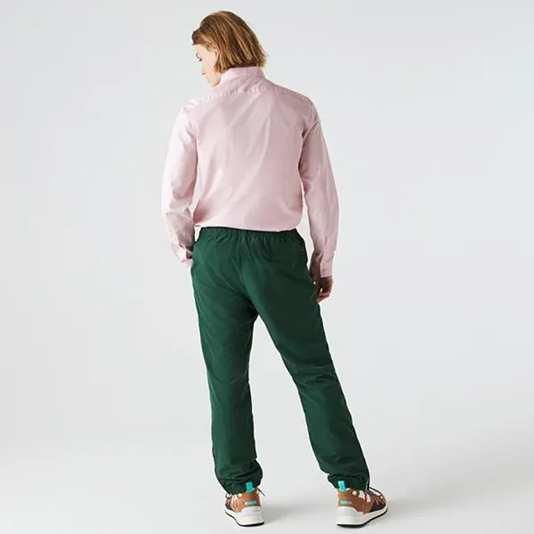 Áo Sơ Mi Nam Lacoste Men's Slim Fit Cotton Shirt CH0141 ADY Màu Hồng Nhạt Size 40