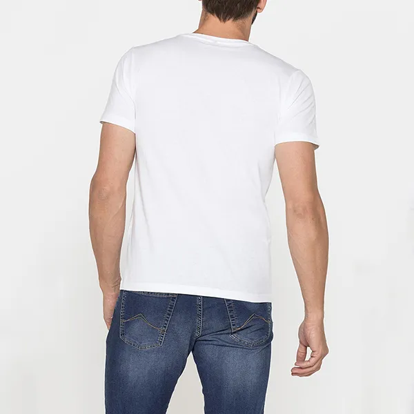Áo Thun Nam Carrera Jeans Crew Neck In Cotton T-Shirt 801P0047A_35A Màu Trắng Size M - Thời trang - Vua Hàng Hiệu
