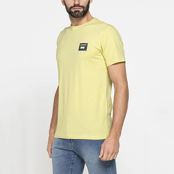 Áo Thun Nam Carrera Jeans Crew Neck In Cotton T-Shirt 801P0047A_D63 Màu Vàng Size M - Thời trang - Vua Hàng Hiệu