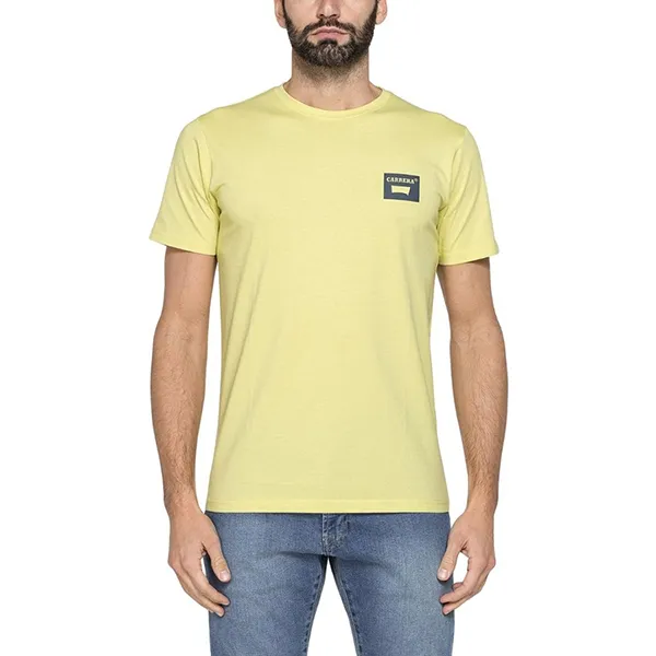 Áo Thun Nam Carrera Jeans Crew Neck In Cotton T-Shirt 801P0047A_D63 Màu Vàng Size M - Thời trang - Vua Hàng Hiệu