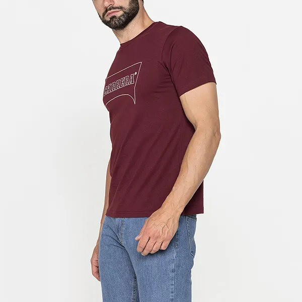 Áo Thun Nam Carrera Jeans Crew Neck In Cotton T-Shirt 801P0047A_F14 Màu Đỏ Tía Size L