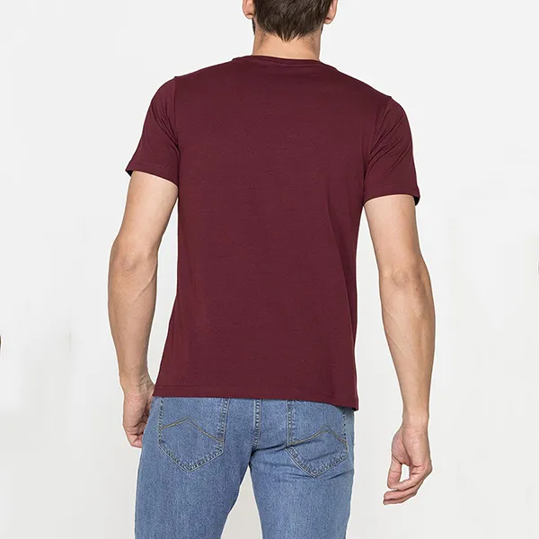 Áo Thun Nam Carrera Jeans Crew Neck In Cotton T-Shirt 801P0047A_F14 Màu Đỏ Tía Size L