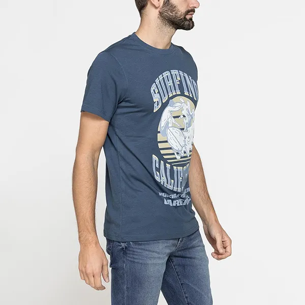 Áo Thun Nam Carrera Jeans Jersey Cotton 801M0047A_34K Tshirt Màu Xanh Size L - Thời trang - Vua Hàng Hiệu