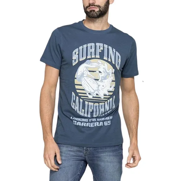 Áo Thun Nam Carrera Jeans Jersey Cotton 801M0047A_34K Tshirt Màu Xanh Size L - Thời trang - Vua Hàng Hiệu