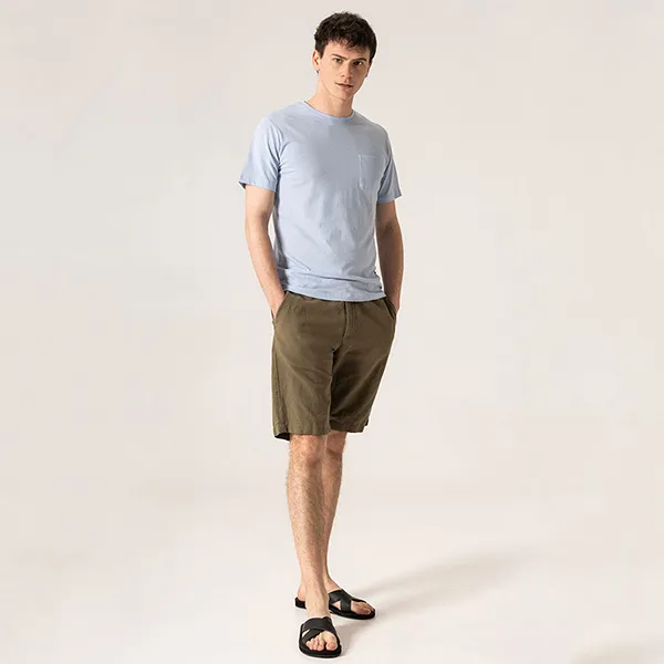 Áo Thun Nam Carrera Jeans Short Sleeve T-Shirt T801A0032A_641 Màu Xanh Nhạt Size M