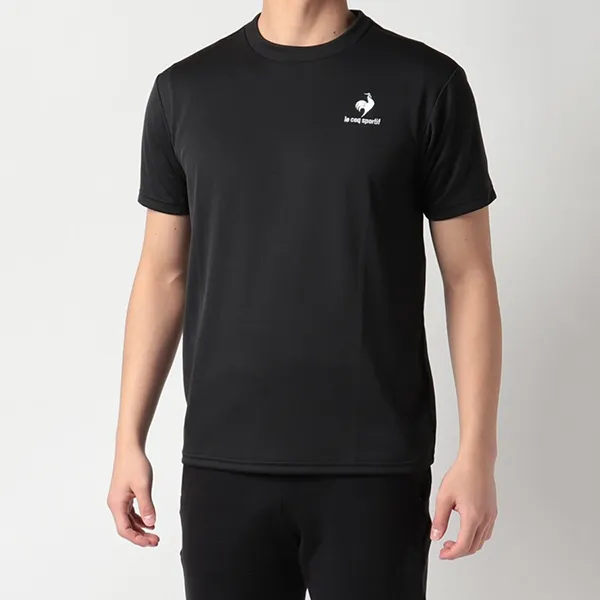 Áo Thun Nam Le Coq Sportif Men's T Shirt QMMTJA30Z Màu Đen Size L