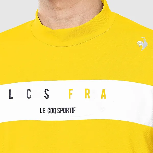 Áo Thun Nam Le Coq Sportif Golf Men's Short Sleeve T Shirt QGMVJA13 Màu Vàng - Thời trang - Vua Hàng Hiệu