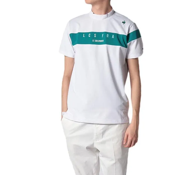 Áo Thun Nam Le Coq Sportif Golf Men's Short Sleeve T Shirt QGMVJA13 Màu Trắng