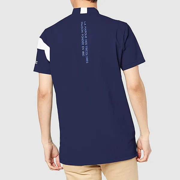 Áo Thun Nam Le Coq Sportif Men's Short Sleeve T Shirt QGMVJA13 Màu Xanh Navy