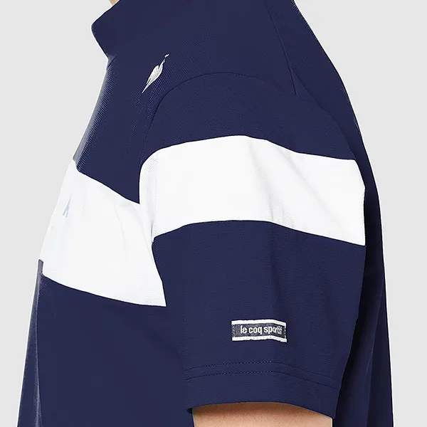 Áo Thun Nam Le Coq Sportif Men's Short Sleeve T Shirt QGMVJA13 Màu Xanh Navy