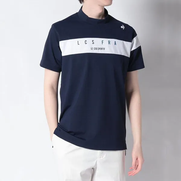 Áo Thun Nam Le Coq Sportif Men's Short Sleeve T Shirt QGMVJA13 Màu Xanh Navy