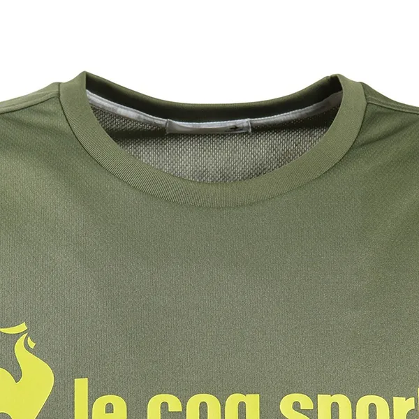 Áo Thun Nam Le Coq Sportif Men's Short Sleeve T Shirt QTMTJA01XB Màu Xanh Rêu