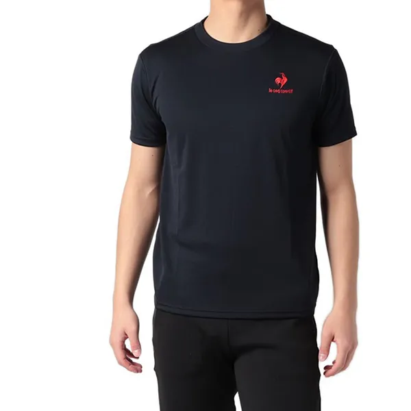 Áo Thun Nam Le Coq Sportif Men's T Shirt QMMTJA30Z Màu Xanh Navy - Thời trang - Vua Hàng Hiệu