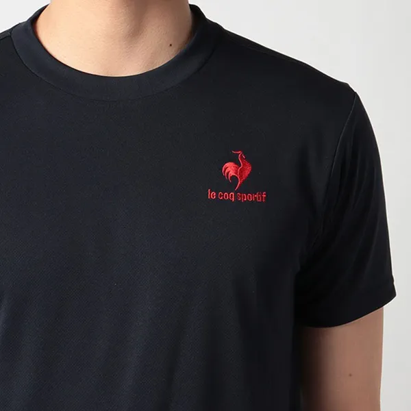 Áo Thun Nam Le Coq Sportif Men's T Shirt QMMTJA30Z Màu Xanh Navy - Thời trang - Vua Hàng Hiệu