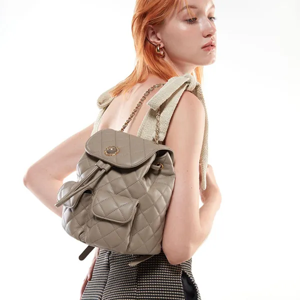 Balo Nữ Lyn Cecelia Backpacks LL23SBS277 Màu Xám - Túi xách - Vua Hàng Hiệu