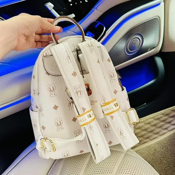 Balo Nữ TTWN BEAR TN2666 Trắng Sữa Size M