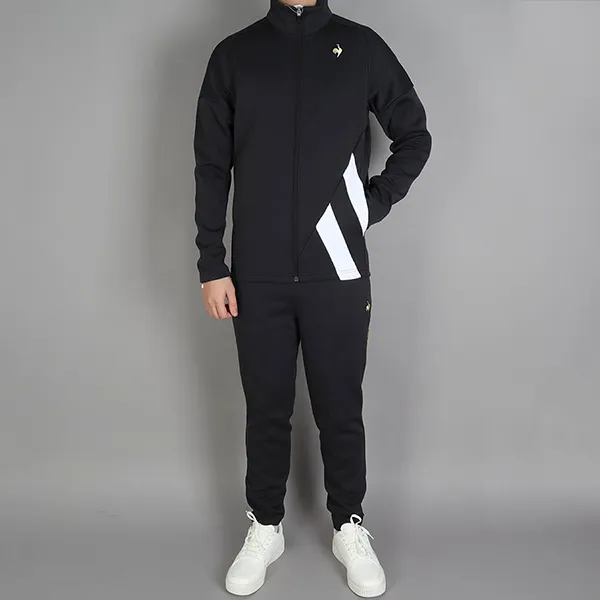 Bộ Quần Áo Nỉ Nam Le Coq Sportif QMMSJF43/QMMSJG43 Màu Đen - Thời trang - Vua Hàng Hiệu