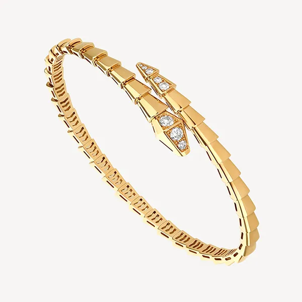 Vòng Đeo Tay Nữ Jewery Luxury Serpenti Viper Bracelet Yellow Gold 357825 Màu Vàng Gold - Trang sức - Vua Hàng Hiệu