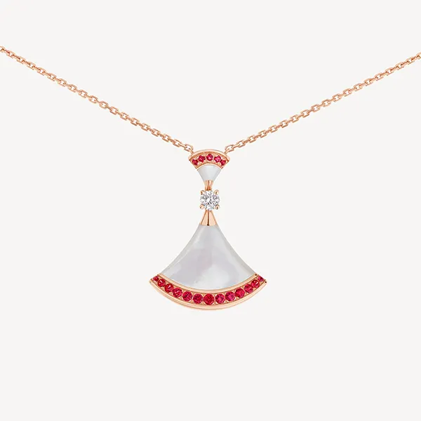 Dây Chuyền Nữ Jewery Luxury Divas’ Dream Necklace 358122 Màu Trắng/ Vàng Hồng
