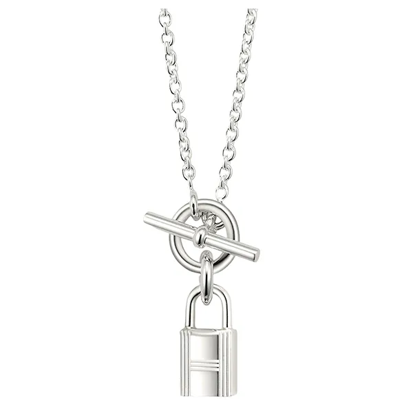 Dây Chuyền Nữ Hermès Kelly Cadenas Pendant Màu Bạc - Trang sức - Vua Hàng Hiệu