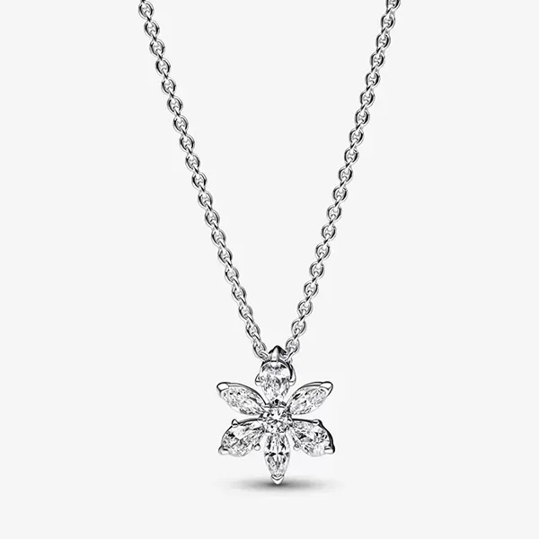 Dây Chuyền Nữ Pandora Sparkling Herbarium Cluster Pendant Necklace 392387C01 Màu Bạc - Trang sức - Vua Hàng Hiệu