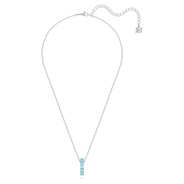 Dây Chuyền Nữ Swarovski Exalta Pendant 5643754 Màu Xanh Bạc