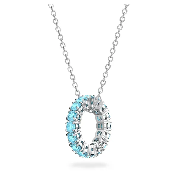 Dây Chuyền Nữ Swarovski Exalta Pendant 5643754 Màu Xanh Bạc