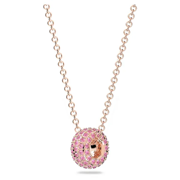 Dây Chuyền Nữ Swarovski Stone Pendantpink, Rose Gold-Tone Plated 5642887 Màu Vàng Hồng
