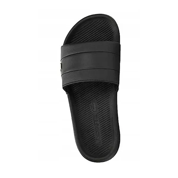 Dép Lacoste Croco 120 1 QSP CMA Sliders Black CMA012702H Màu Đen