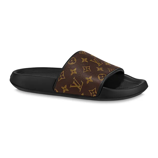 Dép Louis Vuitton LV Waterfront Mule 1AANO3 Màu Nâu Size 39