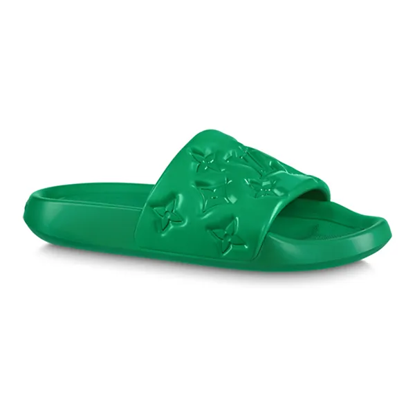 Dép Louis Vuitton LV Waterfront Mule Green 1AA5OH Màu Xanh Lá Size 40