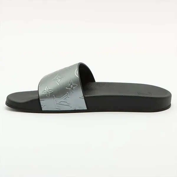 Dép Nam Louis Vuitton LV Waterfront Line Mule Grey VS0251 Màu Xám Size 40 - Dép - Vua Hàng Hiệu