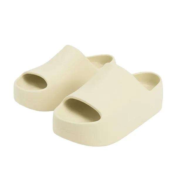 Dép Nữ Charles & Keith CNK Morgan Platform Slide Sandals – Butter 71920002 Màu Kem Size 39