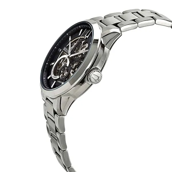 Đồng Hồ Nam Bulova Skeleton 96A208 Màu Bạc - Đồng hồ - Vua Hàng Hiệu