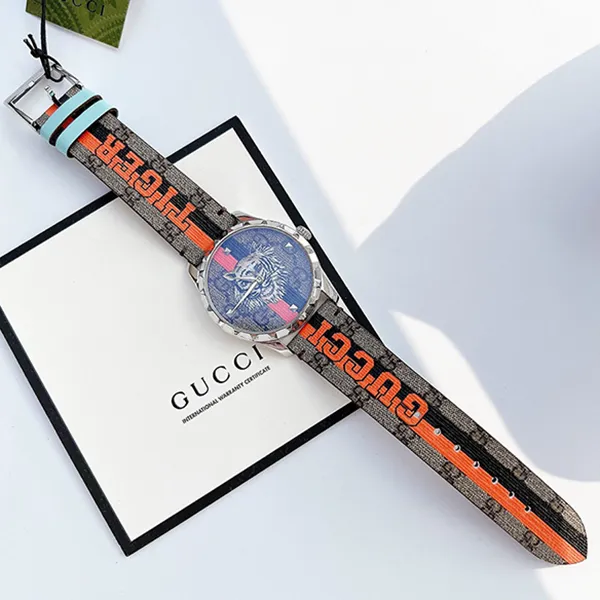 Đồng Hồ Gucci G-Timeless GG Supreme Dial Canvas Strap Watch YA1264186 Phối Màu