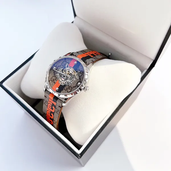 Đồng Hồ Gucci G-Timeless GG Supreme Dial Canvas Strap Watch YA1264186 Phối Màu