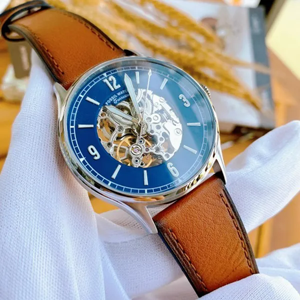 Đồng Hồ Nam Fossil ME3179 Màu Xanh Nâu - Đồng hồ - Vua Hàng Hiệu